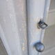 50s kitchen cabinet transformed with a patina makeover