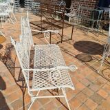 iron garden bench