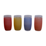 Colored lemonade glasses
