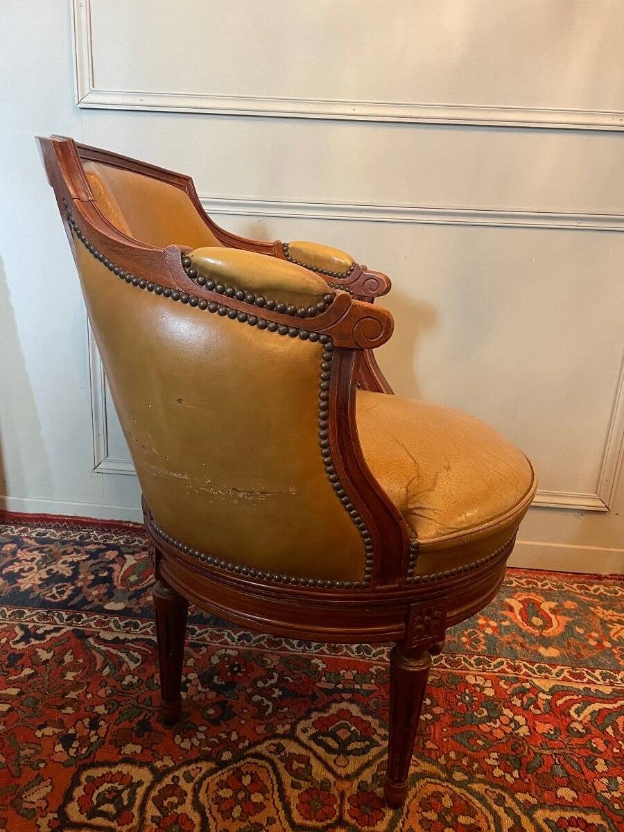 Fauteuil de bureau Tournant De Style Louis XVI
