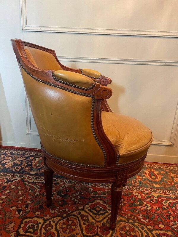 Fauteuil de bureau Tournant De Style Louis XVI