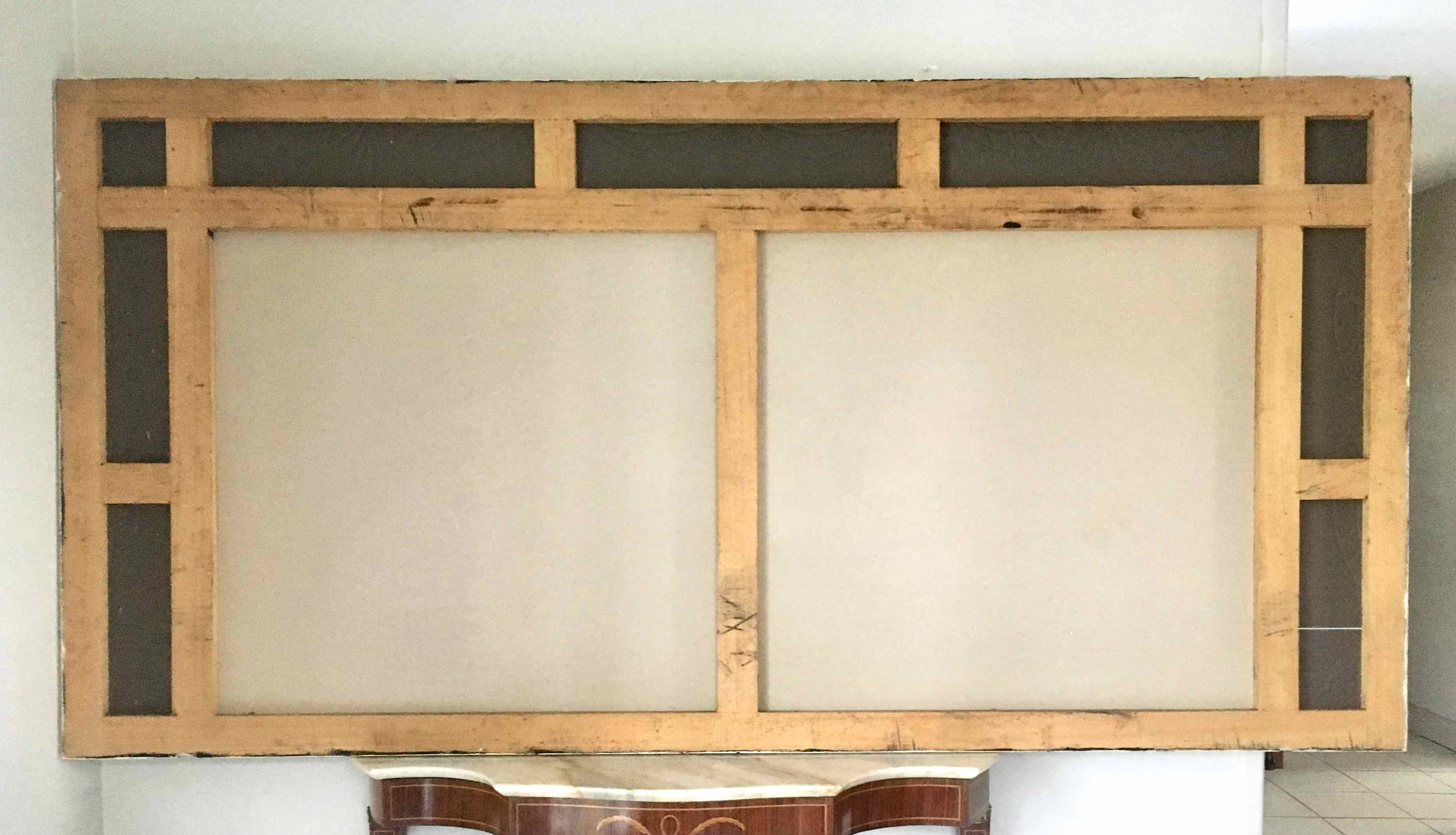 Venetian-style brasserie bistro mirror with chiseled decoration 200 x 100