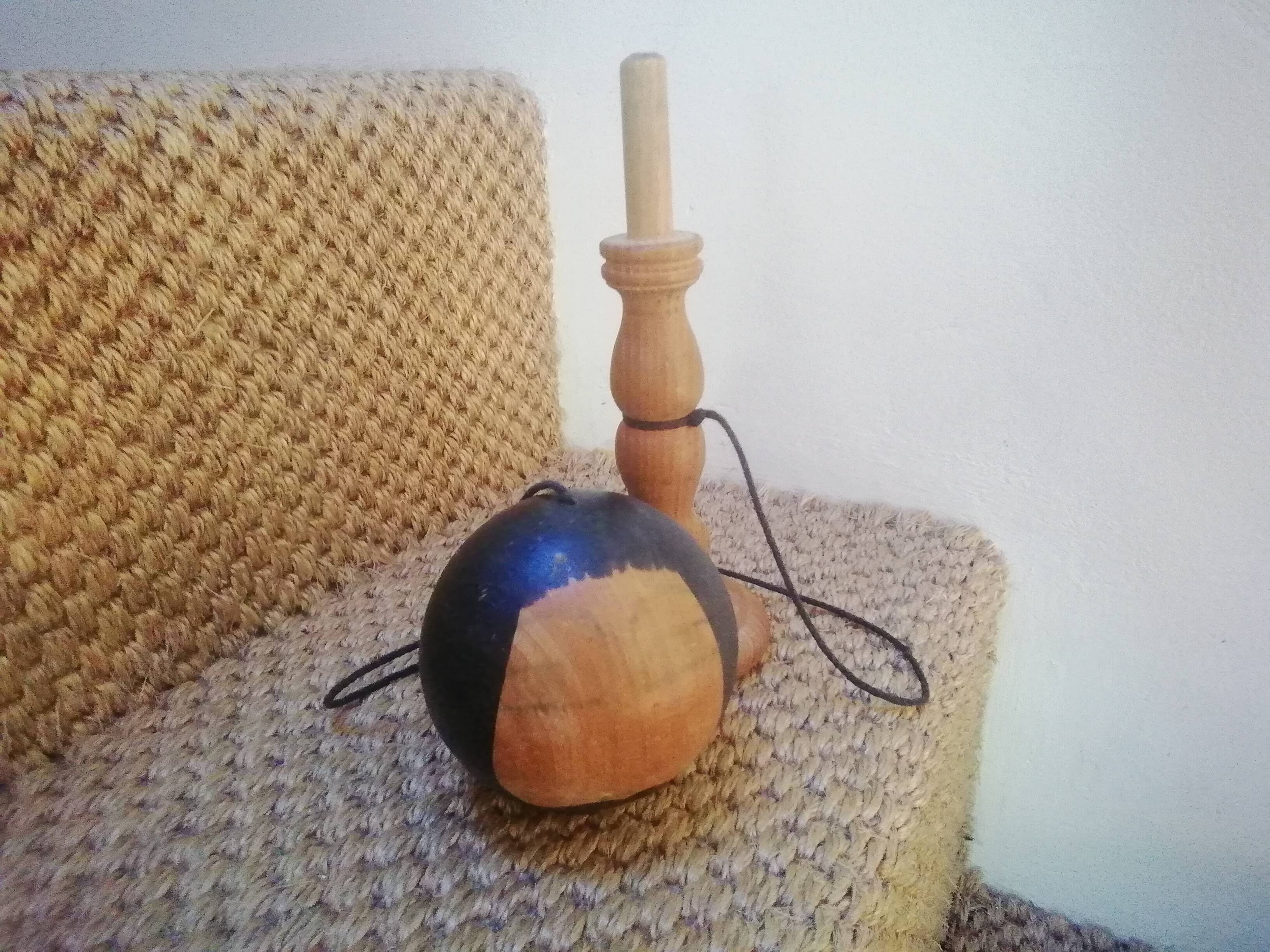 Wooden cup and ball