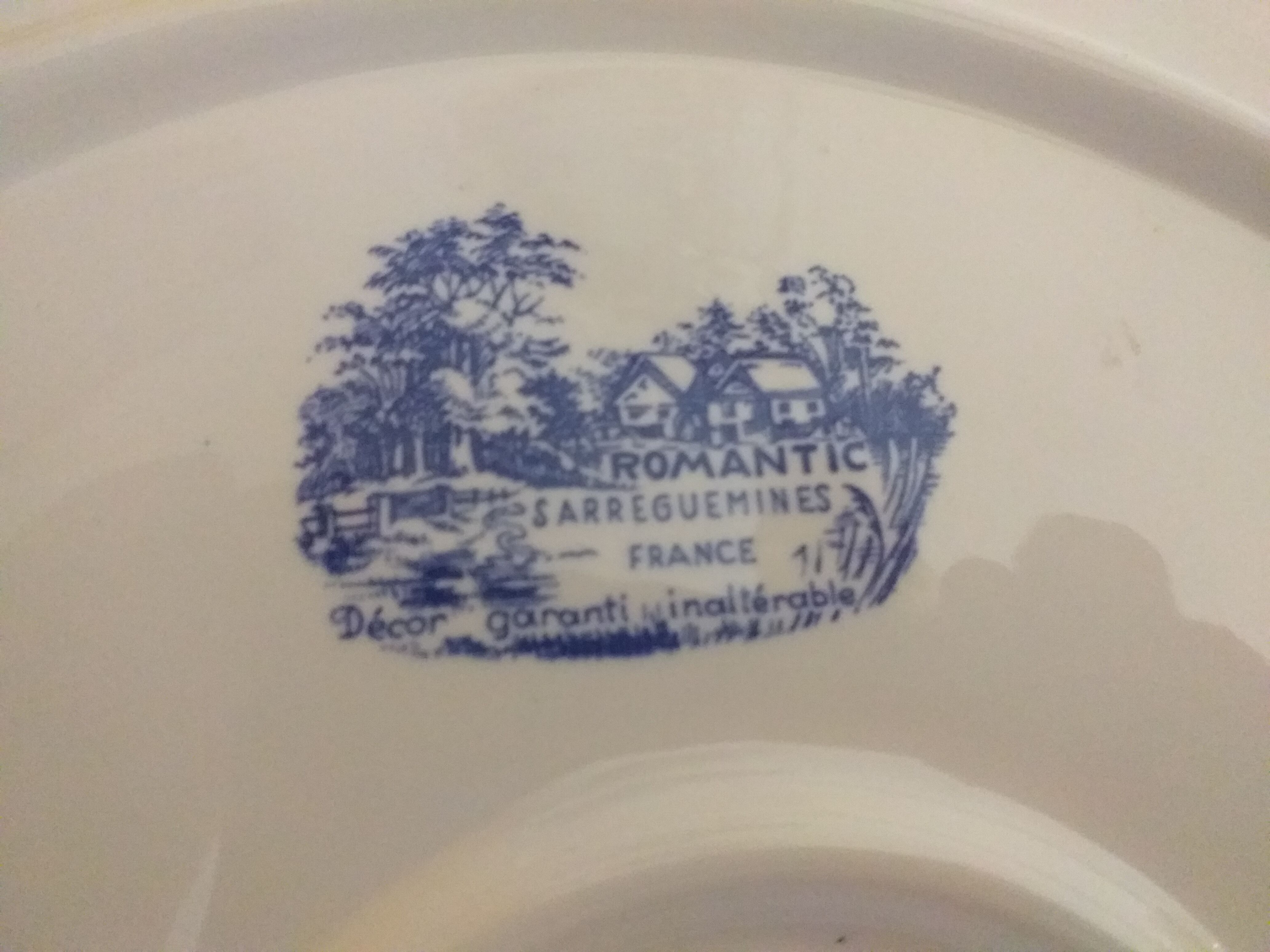 Sarreguemines cheese platter