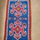 Handmade Berber Rug Blue Majorelle & Red - 112 x 200 cm