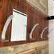 Vintage 70s cloakroom coat rack