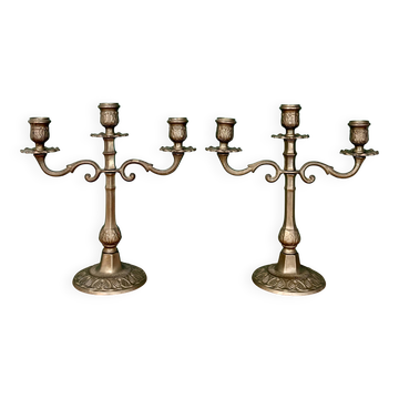 Pair of vintage candlesticks