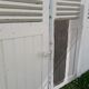Curved shutters oak and fir H156xL245