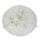Grand plafonnier rond en verre glace, Kaiser, Allemagne, années 1970