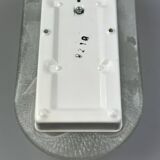 Lampe murale peill & putzler allemagne verre & métal space age design