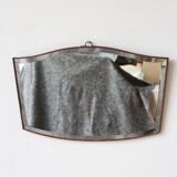 Beveled Mirror - Wooden outline - "Moustache" - 5.0