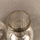 Set of four crystal decanters of the same model