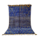 Large Royal Blue and Yellow Beni Ouarain Rug, Geometric Patterns 3x2M