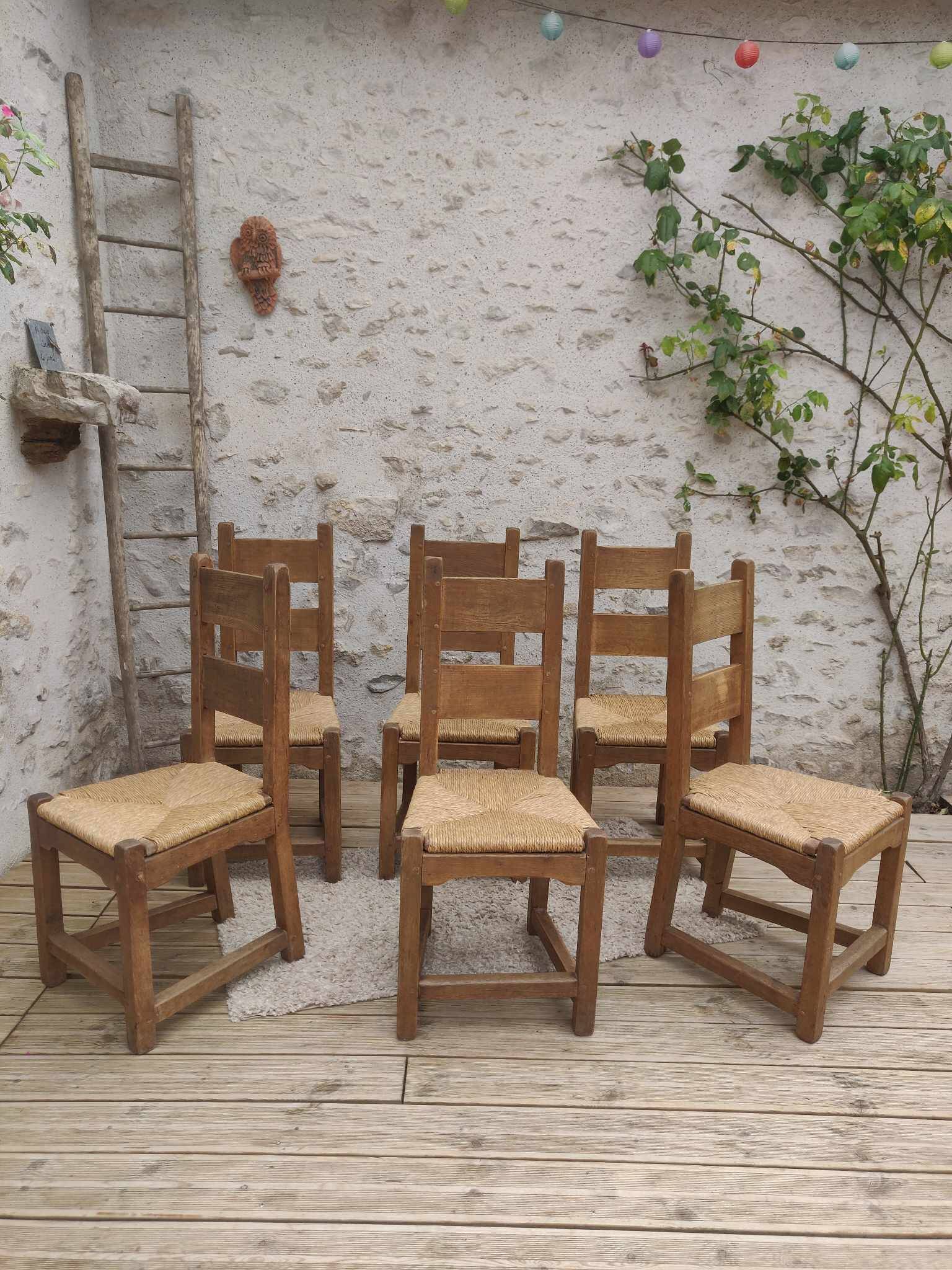 Oak chairs