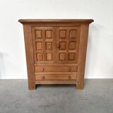 Commode bar en chêne des années 1950