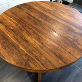 Vintage Scandinavian Baumann style extendable table in Rosewood 1970s