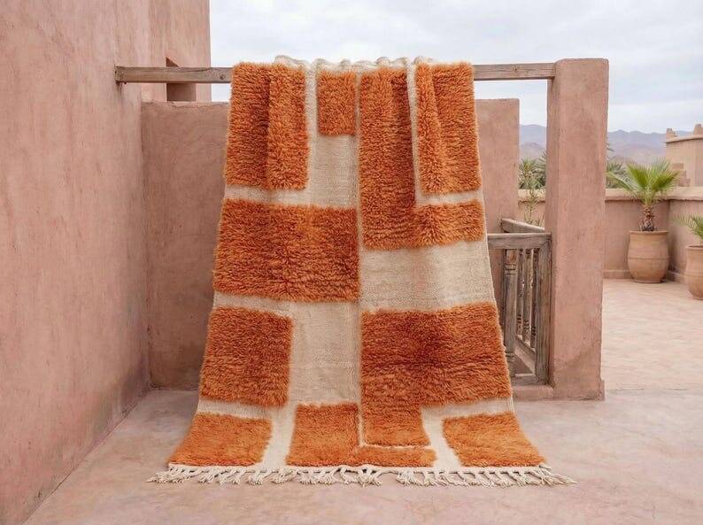 Handmade pure wool rug, traditional, 150x250 cm.