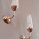 Pair of wall lamps year 60 vintage