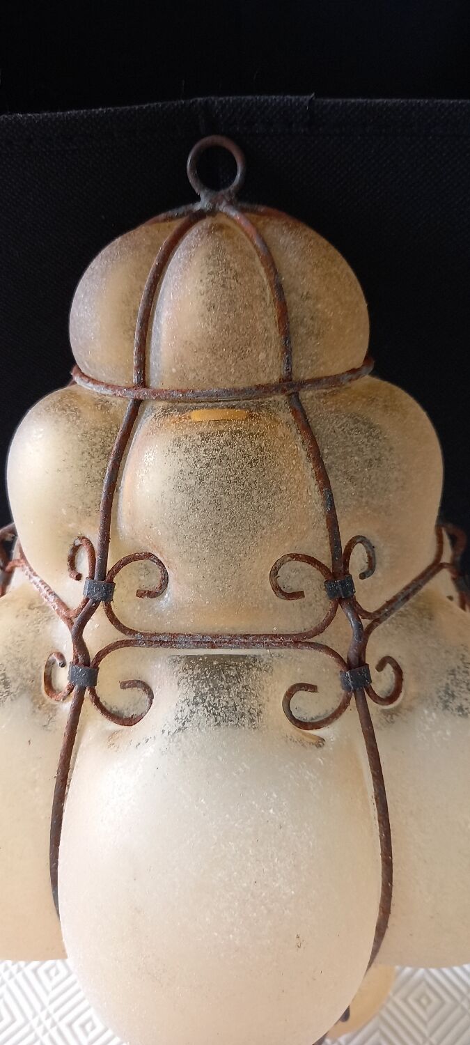 Murano crystal wall lamps