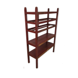 Patinated wood shelf