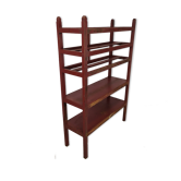 Patinated wood shelf