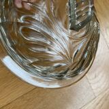 Art Deco molded glass sugar bowl