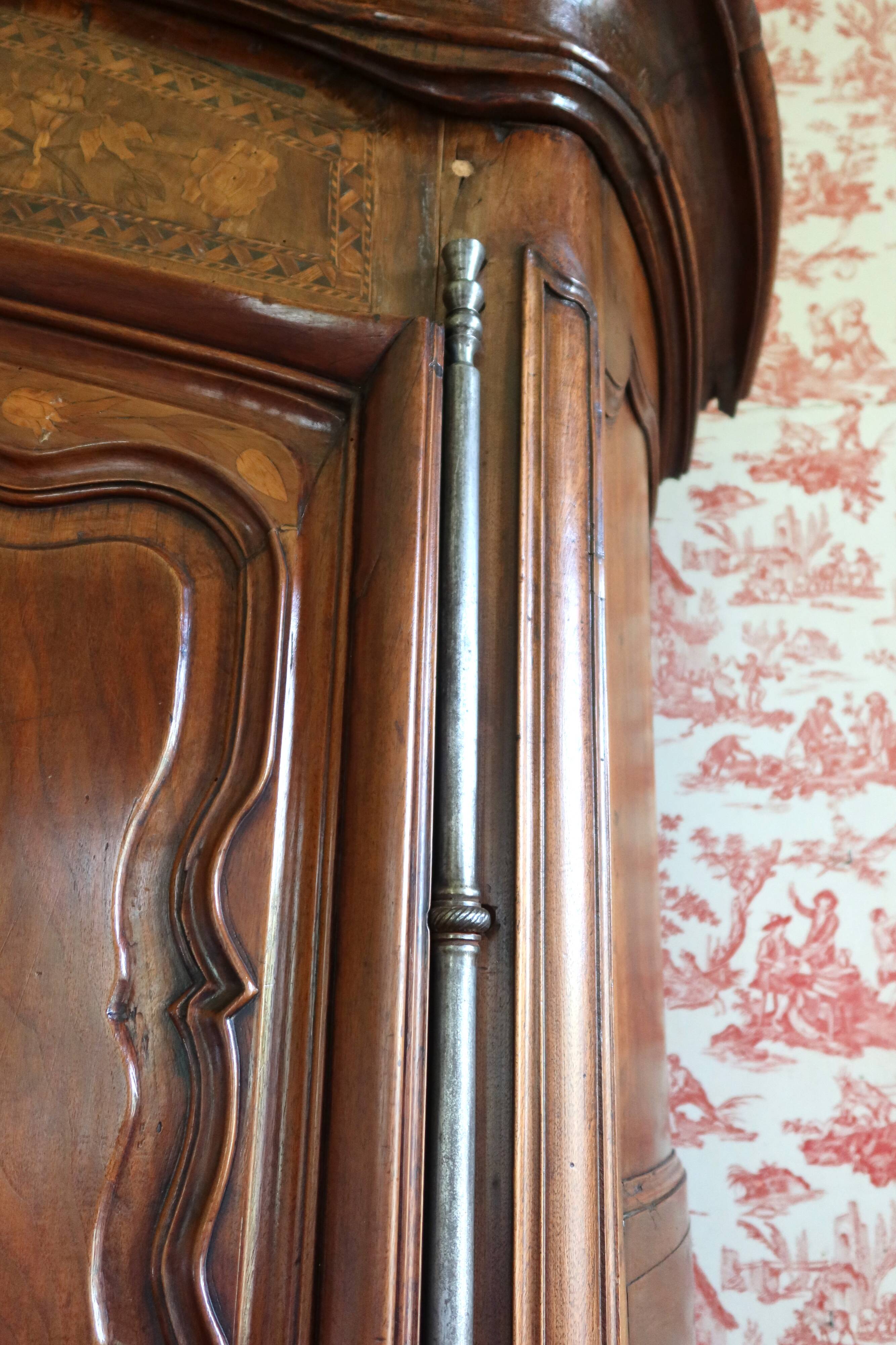 18th century curved Louis XV wardrobe