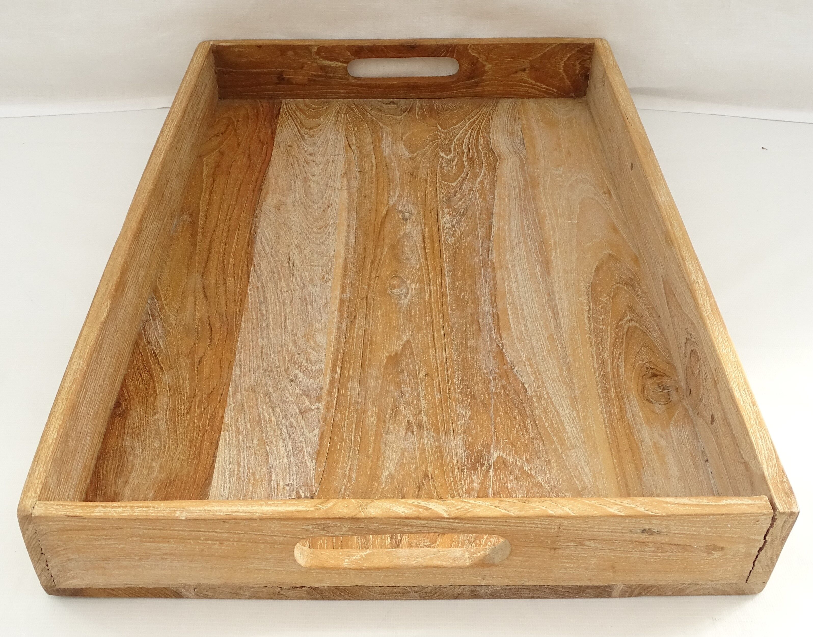 Solid wood bakery tray