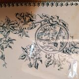 Flat old vintage dish