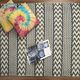 Cotton hand weaved hand block printed picnic rug