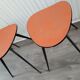 Pair of Vintage Stools with Metal Legs, Consoles
