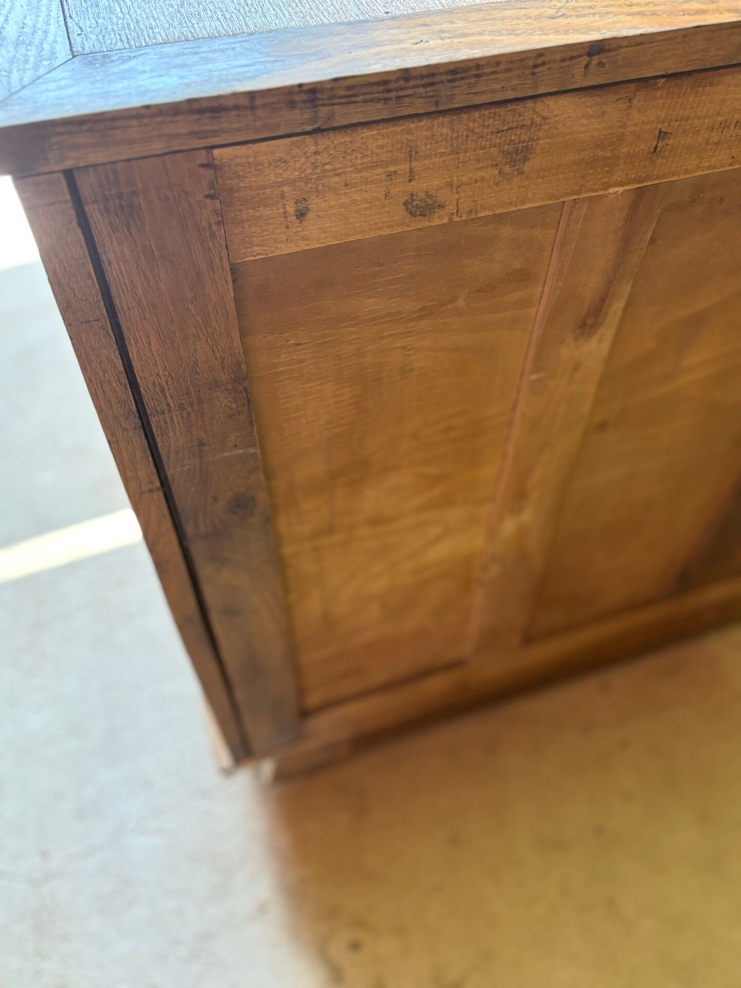 Renovated antique solid wood sideboard