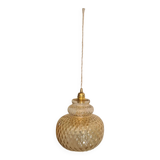 Vintage glass pendant light