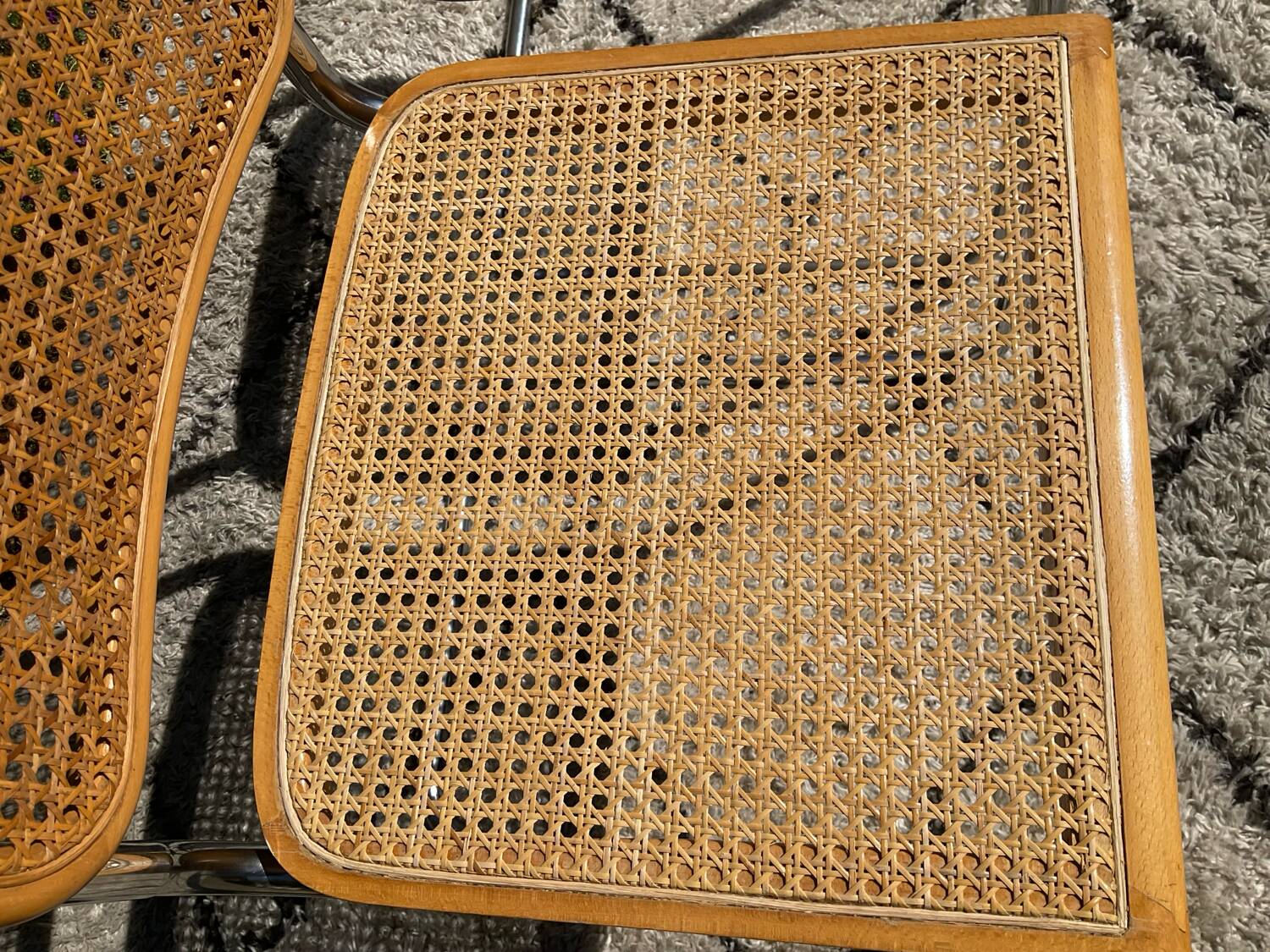Paire de chaises Marcel Breuer Cesca B32