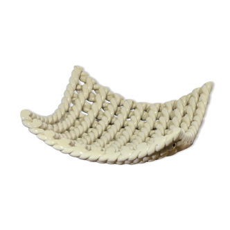 Coupe en faïence tressée