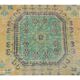 Tapis floral turc vintage noué à la main des années 1970 80x354