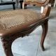 SET OF 6 LOUIS XV CANED CHAIRS IN WALNUT