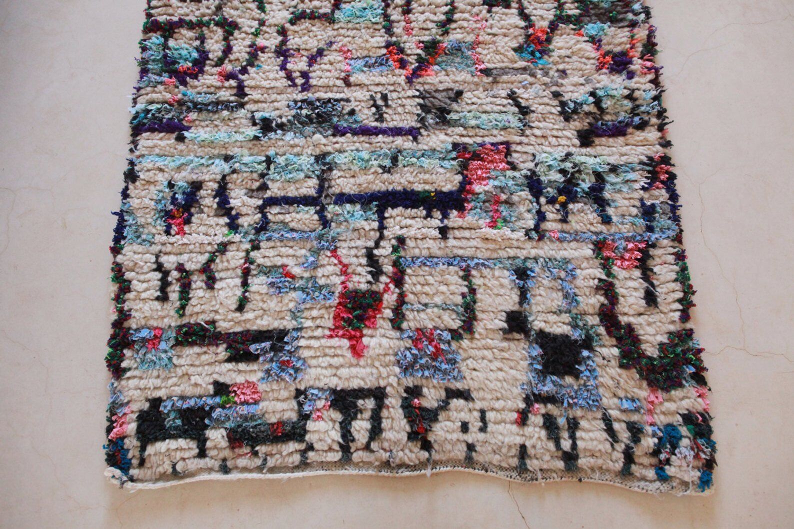 Carpet Moroccan vintage azilal 155x95cm