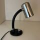 Lampe de table chromée Hillebrand Space Age vintage rétro