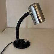 Chrome table lamp Hillebrand Space Age vintage retro