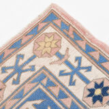 6x7 Pink & Blue Oushak Rug, 178x224Cm