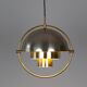 Danish vintage suspension Multi Lite by Louis Weisdorf, Lyfa, 1972