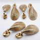Pair of Bronze Mussel Shell Maison Jansen style Sconces -(2 pairs avail