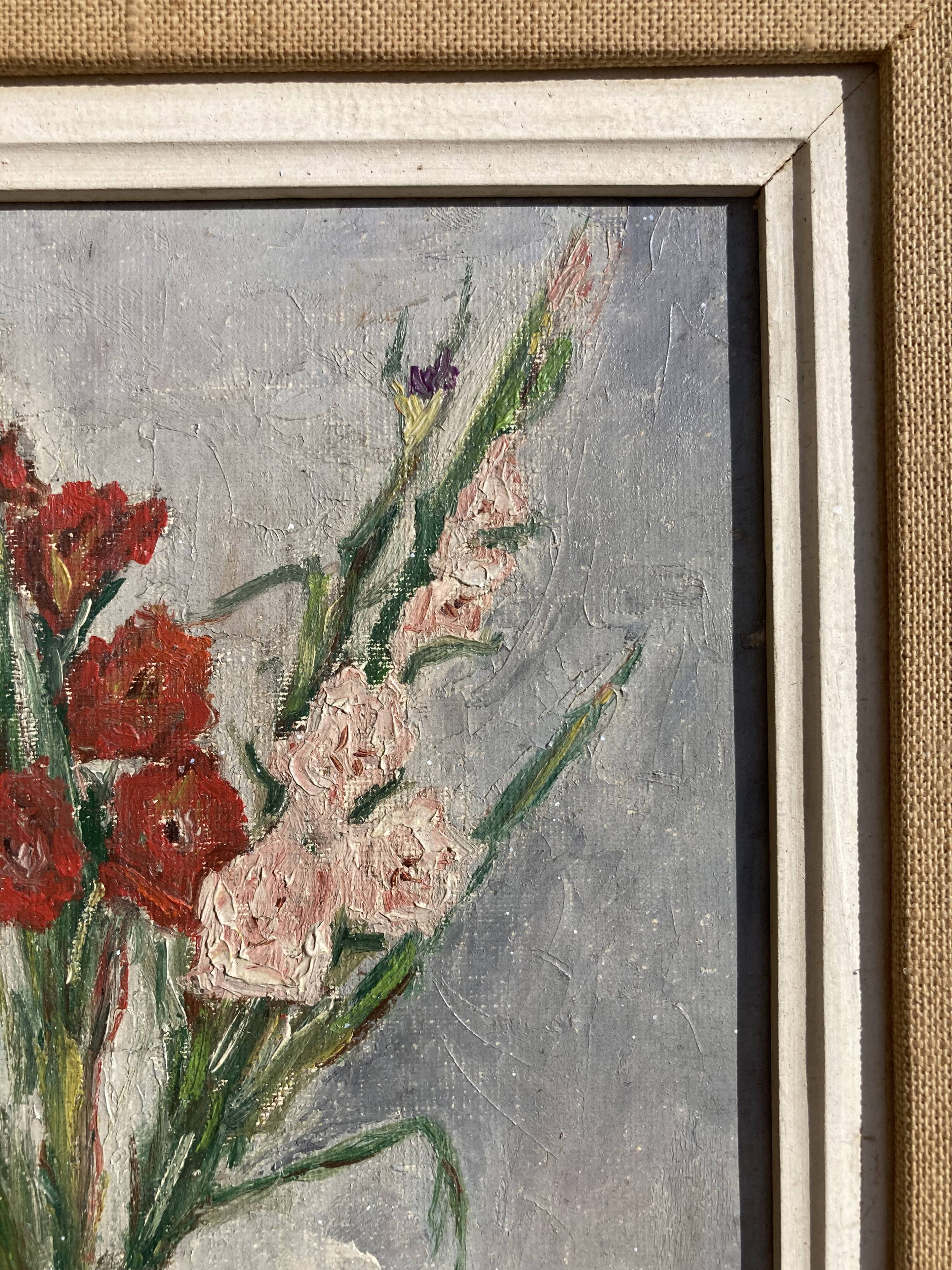 André Roose (Born 1925), The Bouquet, framed oil on canvas