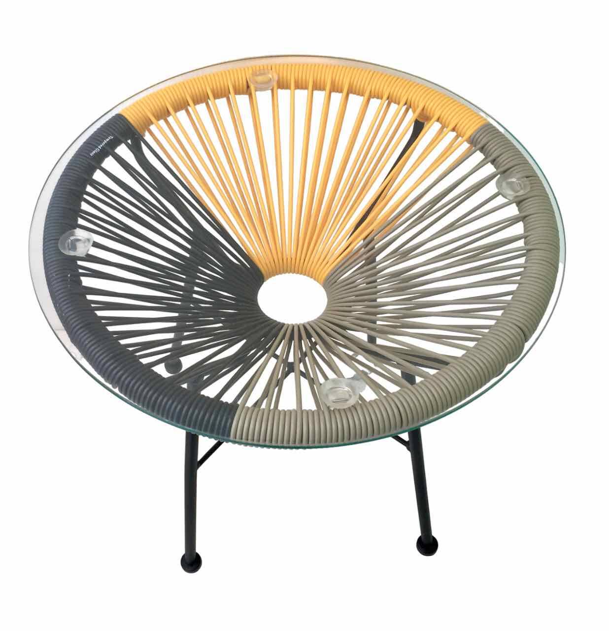 Scoubidou designer coffee table