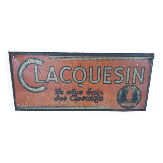 Clacquesin advertising plate