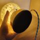Touch lamp, Clichy glass, creamy yellow