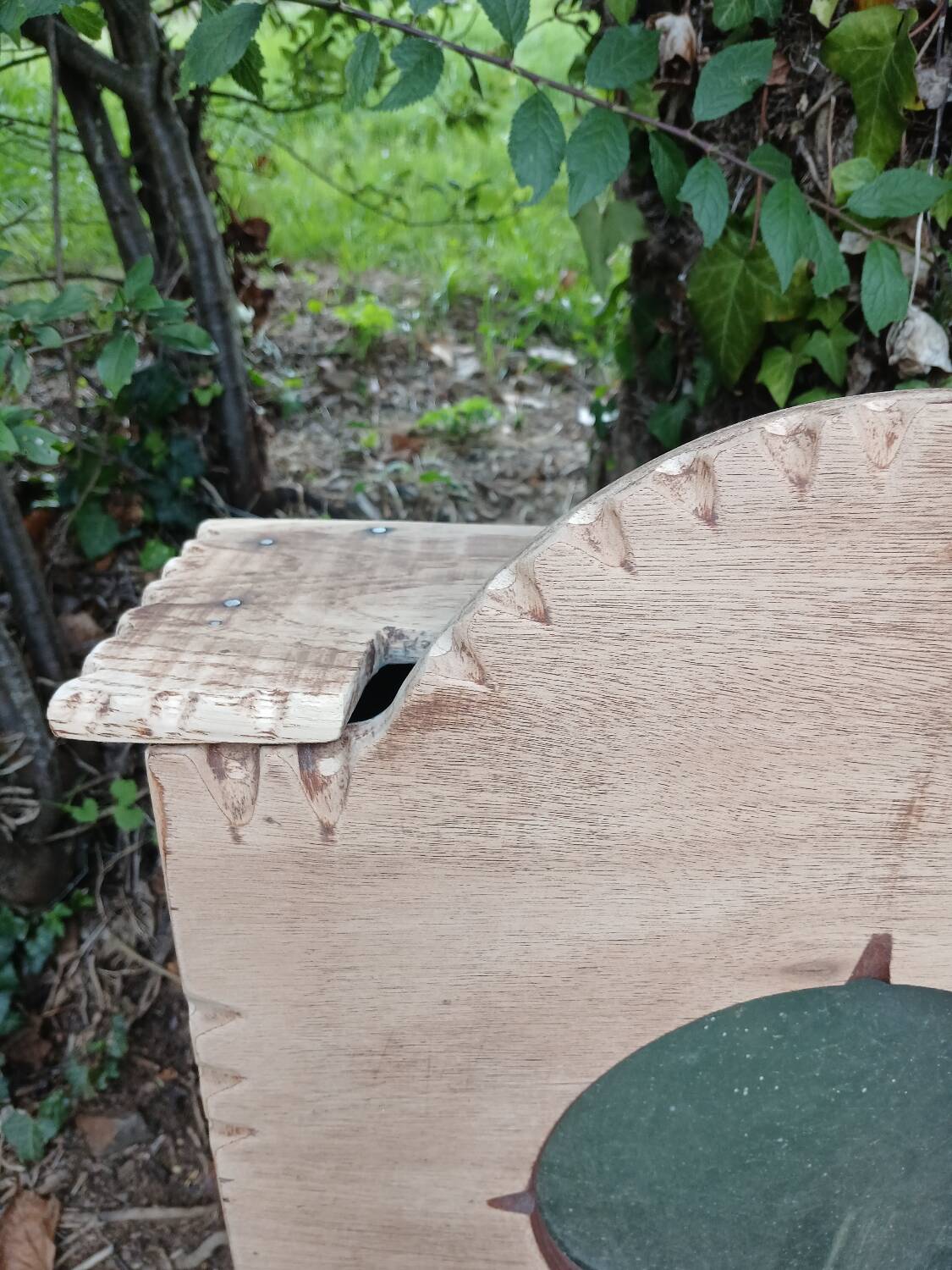 Old wooden wall cupboard