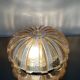Vintage wall lamp in iridescent molded glass 70s