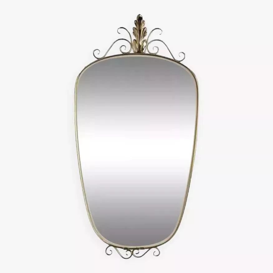 Miroir rétroviseur années 50 60 35x71cm